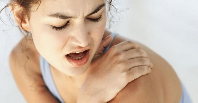 Pain in cervical osteochondrosis